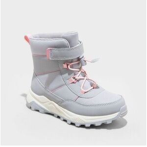 Girls' Noah Hiker Winter Boots - Cat & Jack Gray NWOT